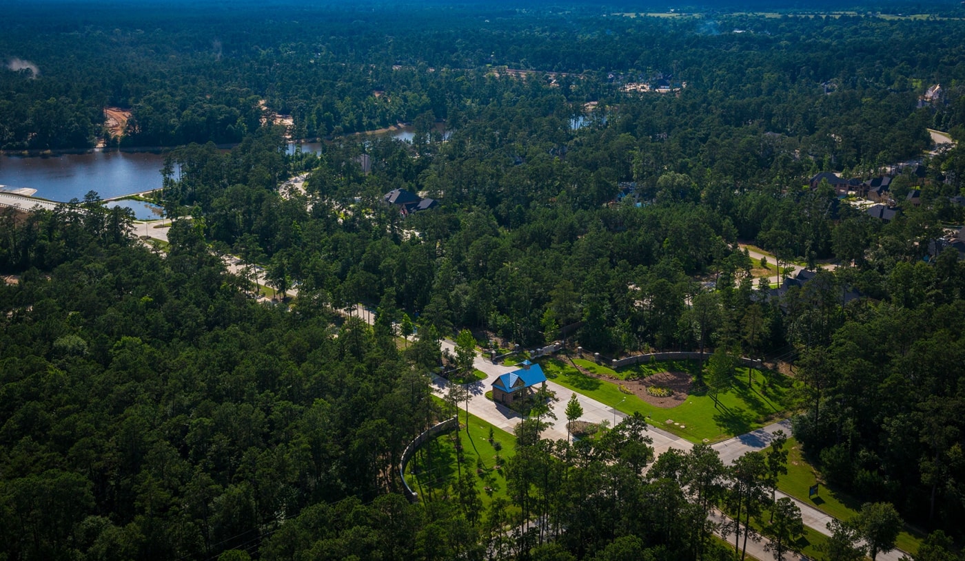 Aerial view of Woodtrace